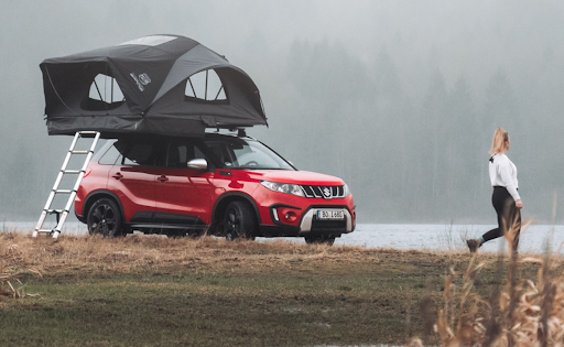 Tienda de techo de carcasa rígida para 4 personas de X-Cover