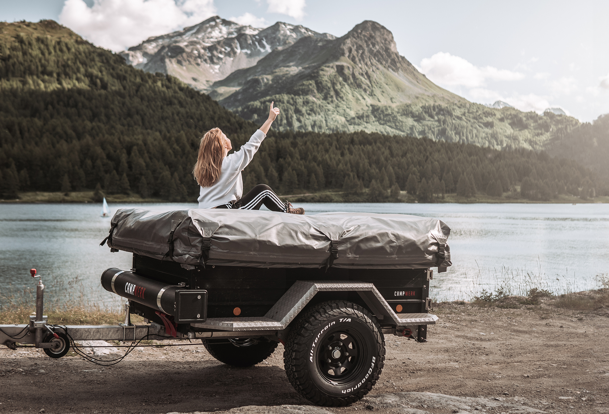 Comprar y configurar remolque tienda CAMPWERK